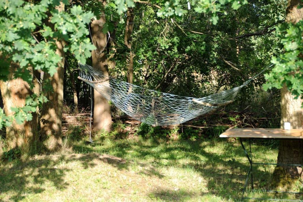 Romantisches Studio Am Waldesrand Mit Gartensauna Schwarz 외부 사진