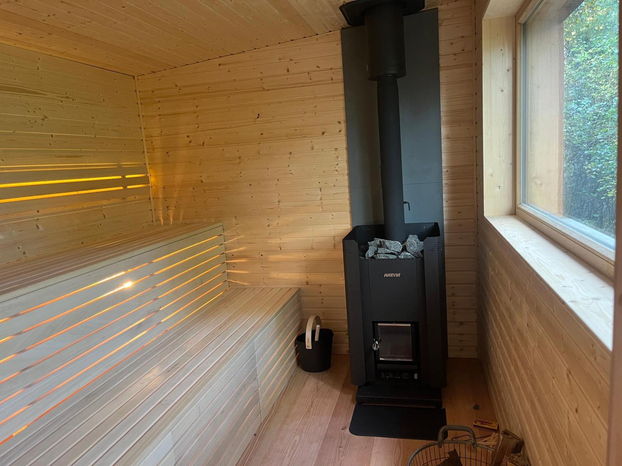 Romantisches Studio Am Waldesrand Mit Gartensauna Schwarz 외부 사진