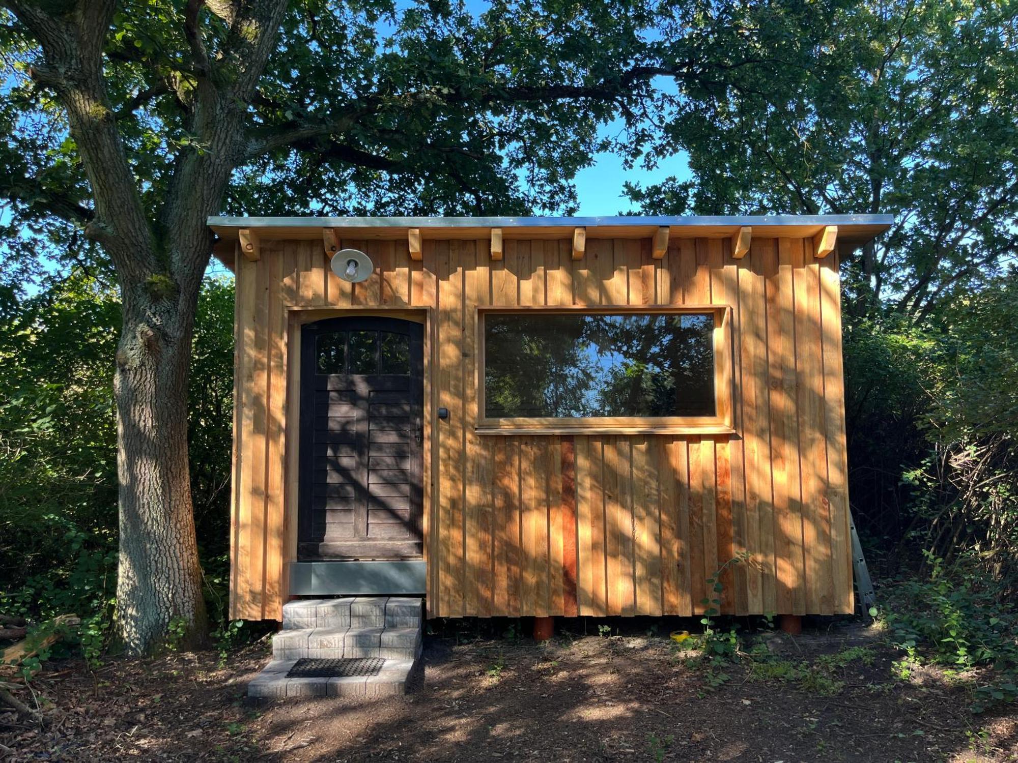 Romantisches Studio Am Waldesrand Mit Gartensauna Schwarz 외부 사진