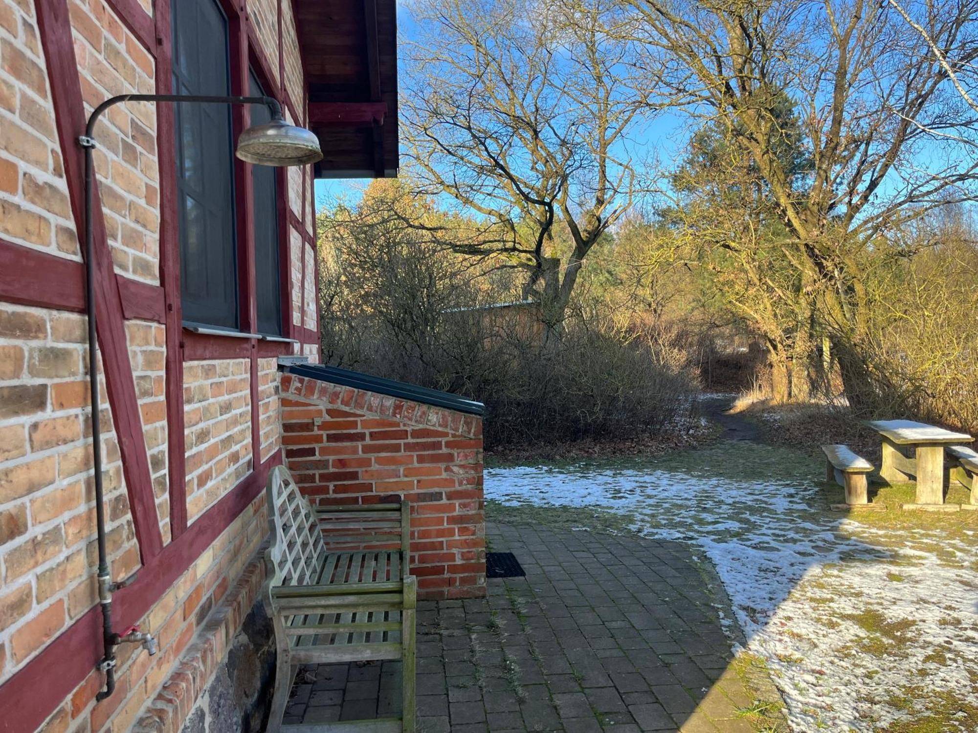 Romantisches Studio Am Waldesrand Mit Gartensauna Schwarz 외부 사진